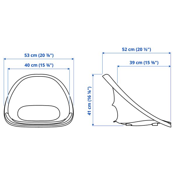 IKEA, дополнительный ракурс - схема-чертеж с размерами