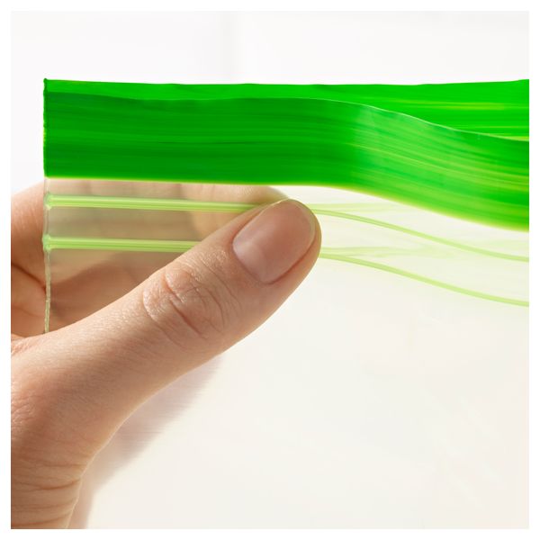 Пакет пластиковый ИСТАД, зеленый - схема-чертеж с размерами