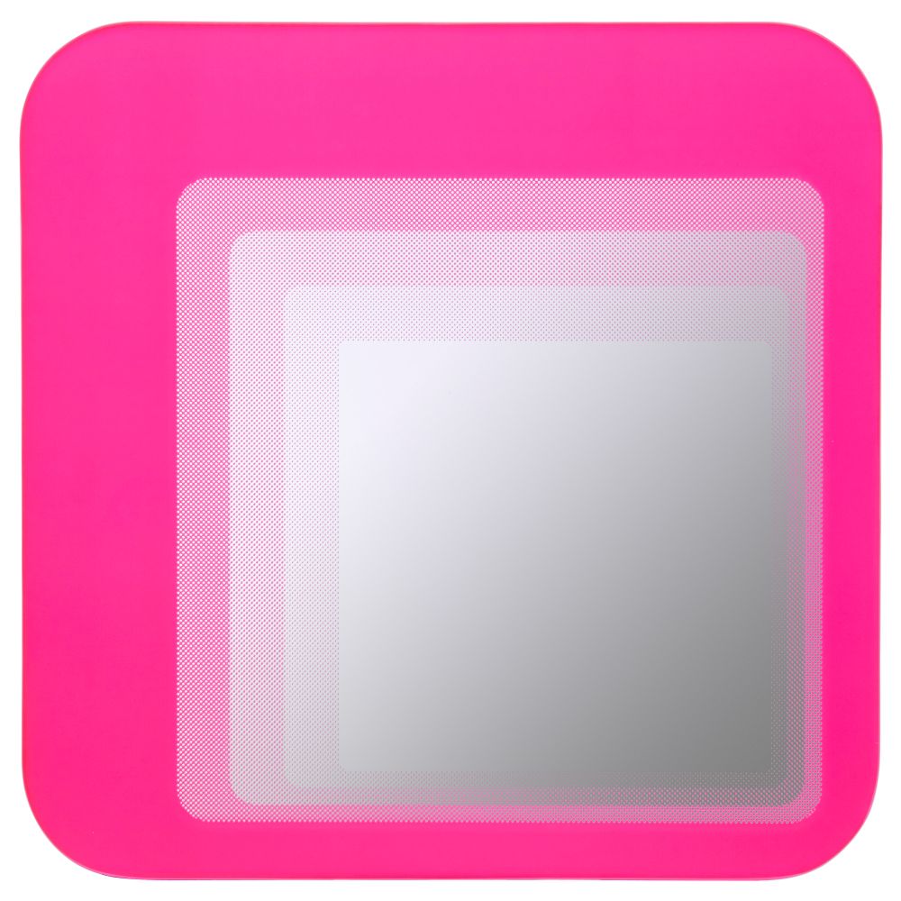 Зеркало ХИЛЬКЕ, ярко-розовый (30x30 см) - фото 1