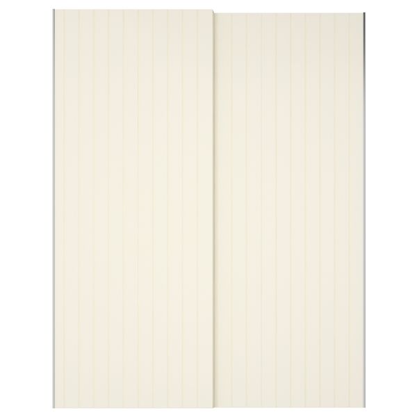 Пара раздвижных дверей БЕРГСФЬЁРД, белый (150x236 см) - фото 1