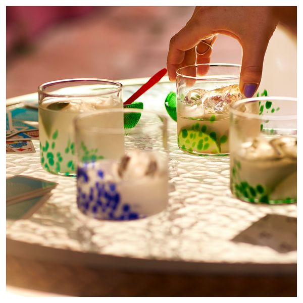 Стакан, 30 сл, прозрачное стекло, разные цвета IKEA ÖMSESIDIG 305.500.05 - фото 4