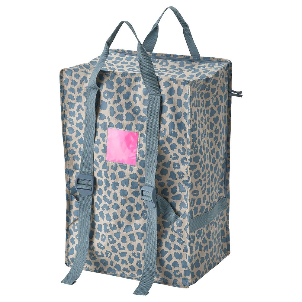 Сумка, с рисунком синий 72 л IKEA PLUGGHÄST ПЛУГГХЭСТ 704.820.24 - фото 1