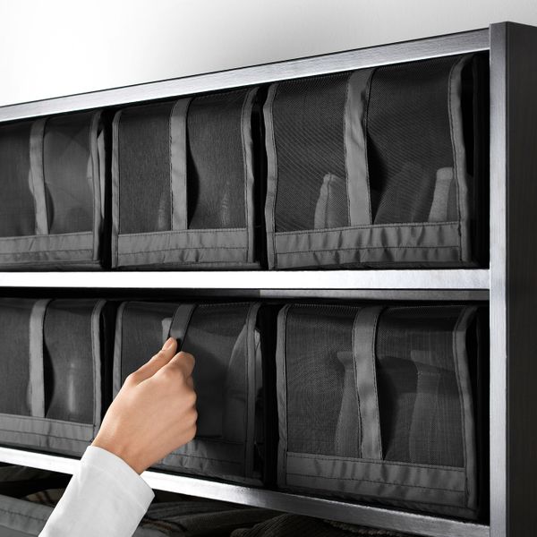 Коробка для обуви, черный 22x34x16 см IKEA СКУББ 403.889.28 - фото 2