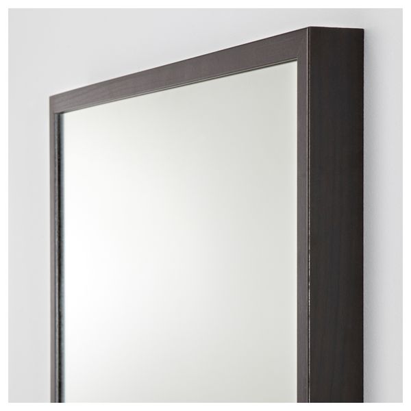 Зеркало СТАВЕ, черно-коричневый (70x70 см) - схема-чертеж с размерами