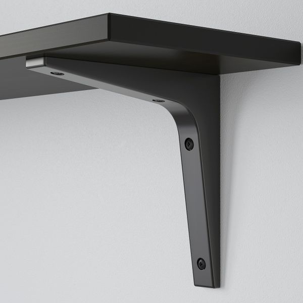 Консоль, черный 18x18 см IKEA ЭКБИ СТЁДИС 603.839.39 - фото 3