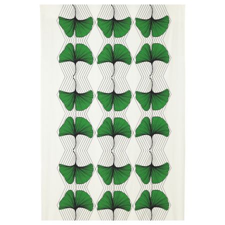 Отрез ткани АНВЭНДБАР, зеленый, белый (150x300 см)