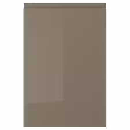 VOXTORP Дверь - глянцевый темный серо-коричневый 40x60 см
