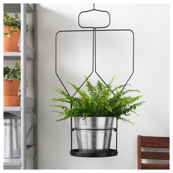 Подвесной держатель для/кашпо/шпалера СОММАР 2018, д/дома/улицы, черный - фото 3