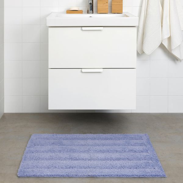 Коврик для ванной, сиреневый 50x80 см IKEA ЭМТЕН 604.228.94 - схема-чертеж с размерами