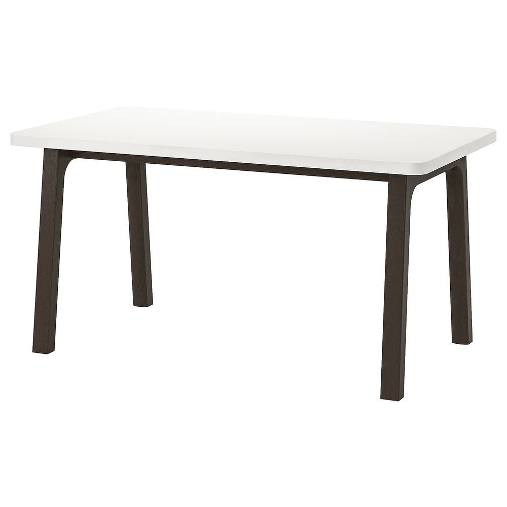 Стол, белый/Вэстано темно-коричневый 150x78 см IKEA РЮДЕБЭКК 092.271.60 - схема-чертеж с размерами
