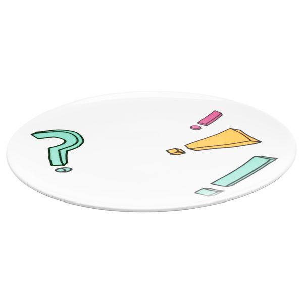 Тарелка СПРИДД, разные цвета (28 см) - схема-чертеж с размерами