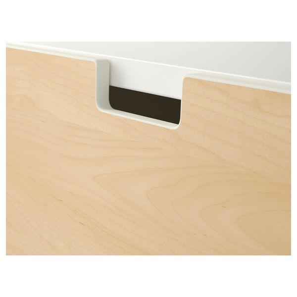 Фронтальная панель ящика СТУВА МОЛАД, под березу (60x32 см) - схема-чертеж с размерами