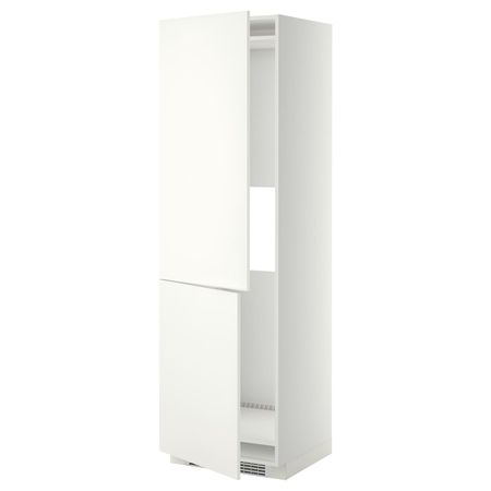 Высокий шкаф для холодильника или морозильн, белый/Хэггеби белый 60x60x200 см IKEA METOD МЕТОД 392.261.64