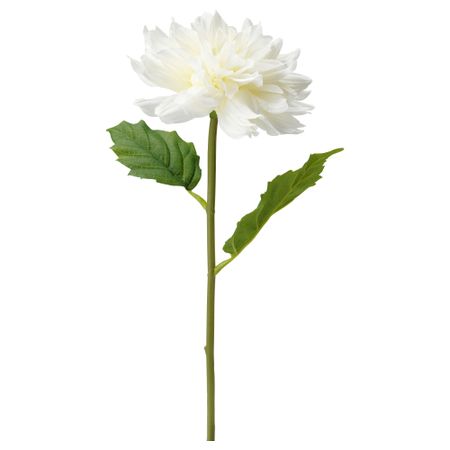 Цветок искусственный СМИККА, Георгин белый (60 см)