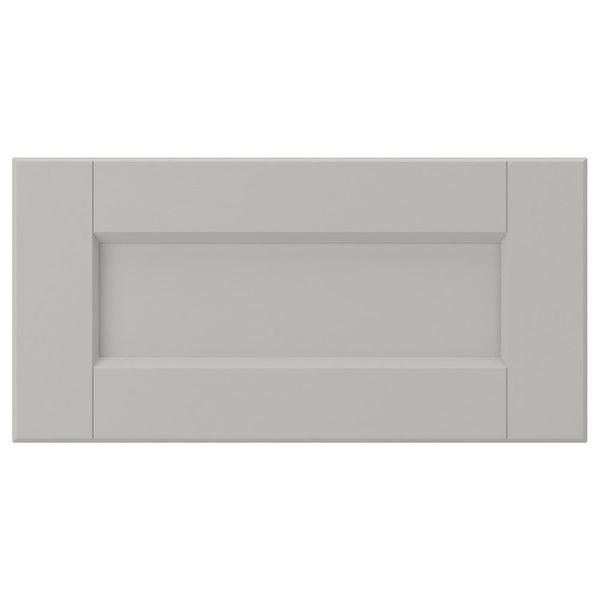 Фронтальная панель ящика, светло-серый 40x20 см IKEA LERHYTTAN ЛЕРХЮТТАН 004.615.67 - фото 1