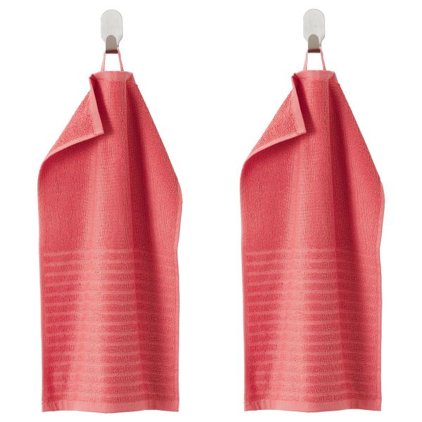 Полотенце, светло-красный 30x50 см IKEA VÅGSJÖN ВОГШЁН 304.394.24 - фото 1