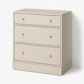 HAVSTA Комод с 3 ящиками - серо-бежевый 81x47x89 см