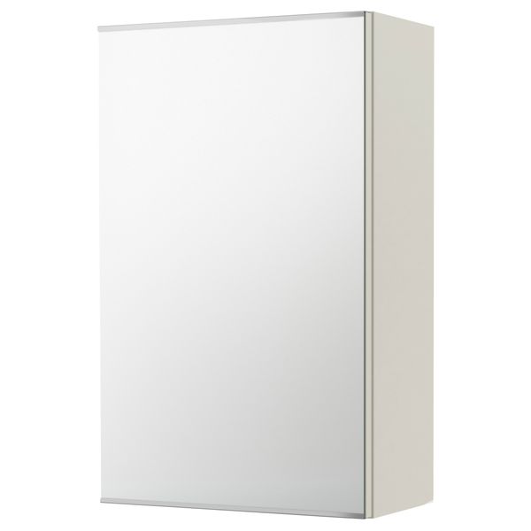 Зеркальный шкаф с 1 дверцей ЛИЛЛОНГЕН, белый (40x21x64 см) - фото 1