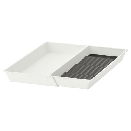 Лоток для специй, съемный лоток, 40x50 см, белый, антрацит IKEA UPPDATERA УППДАТЕРА 295.007.85