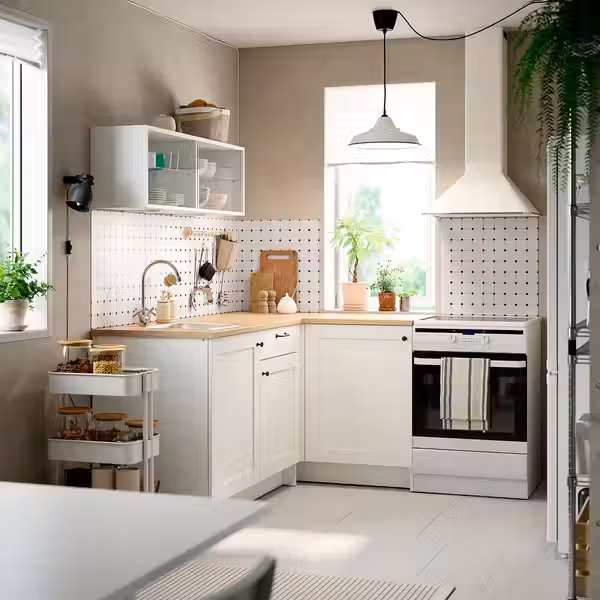 KNOXHULT Угловая кухня - белый каркас - фото 2