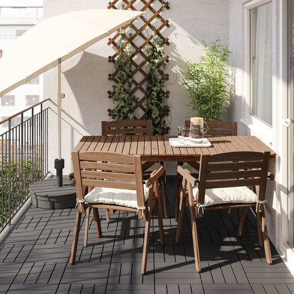 Стол + 4 кресла, для сада IKEA FALSTOCKHOLM СТОКГОЛЬМMEN ФАЛЬХОЛЬМЕН 692.867.69 - фото 4