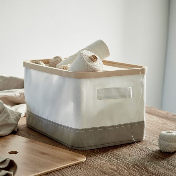 Коробка с крышкой 25x35x20 см IKEA RABBLA РАБЛА 903.743.25 - фото 2