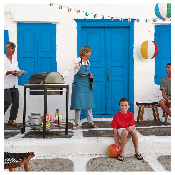 Подвесная светодиодная лампа СОЛВИДЕН, для сада, шаровидный разноцветный (45 см) - фото 5