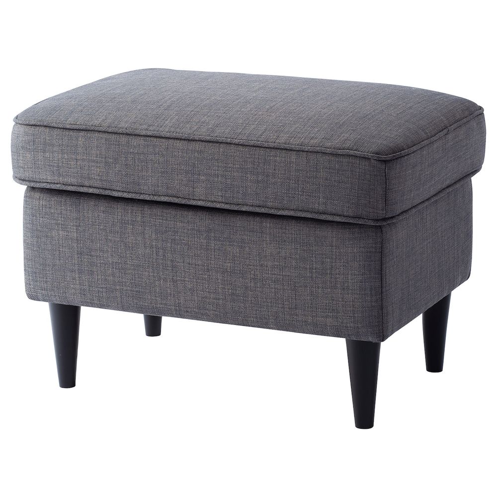 Табурет для ног, Шифтебу темно-серый IKEA STRANDMON СТРАНДМОН 604.198.82 - фото 1