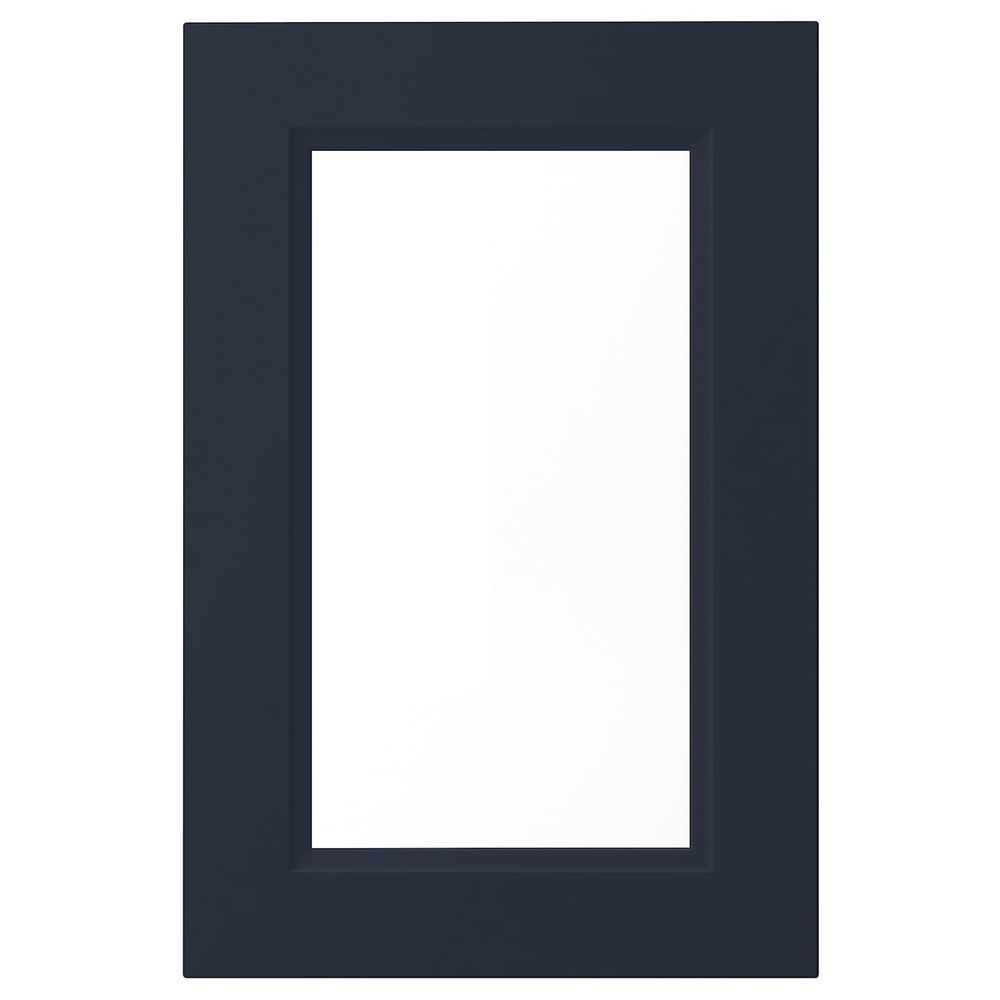 Стеклянная дверь, матовая поверхность синий 40x60 см IKEA AXSTAD АКСТАД 404.912.37 - схема-чертеж с размерами