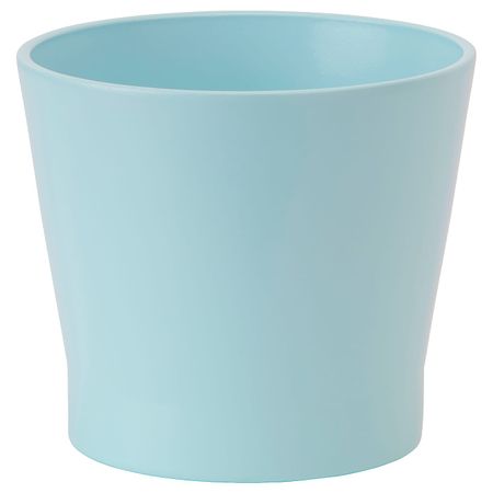 Кашпо, голубой 12 см IKEA PAPAJA ПАПАЙА 604.216.96