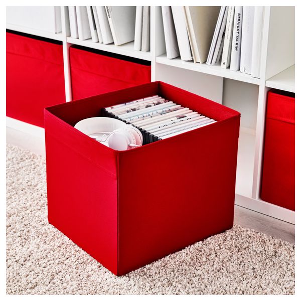 Коробка ДРЁНА, красный (33x38x33 см) - фото 3