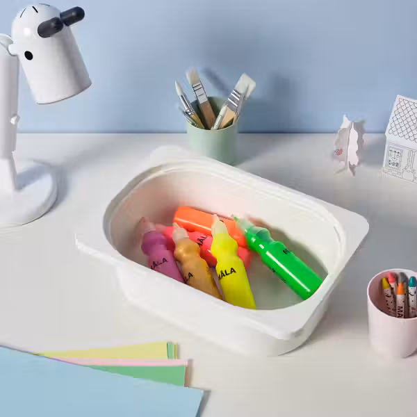 TROFAST Настенный модуль для хранения - белый/белый 99x21x30 см - фото 4