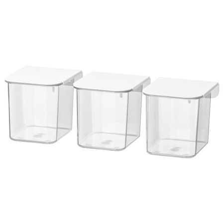 Контейнер с крышкой, белый IKEA SKÅDIS СКОДИС 603.621.21