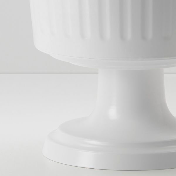 Вазон, для дома, улицы белый 19 см IKEA ЦИТРОНМЕЛИСС 104.645.08 - фото 4