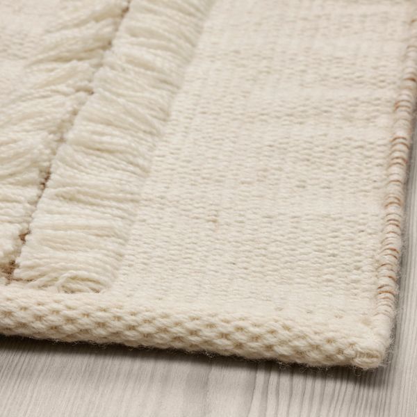 Ковер безворсовый, неокрашенный/белый с оттенком 133x195 см IKEA PEDERSBORG ПЭДЕРСБОРГ 605.001.51 - фото 3