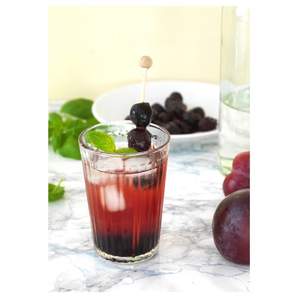 Стакан, прозрачное стекло 31 сл IKEA VARDAGEN ВАРДАГЕН 403.792.74 - схема-чертеж с размерами