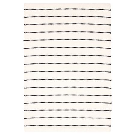 Ковер безворсовый, черный-белый 60x90 см IKEA ТЁРСЛЕВ 904.262.30