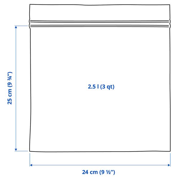 IKEA, дополнительный ракурс - схема-чертеж с размерами