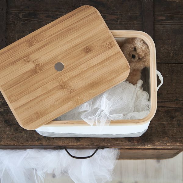 Коробка с крышкой 25x35x20 см IKEA RABBLA РАБЛА 903.743.25 - фото 5