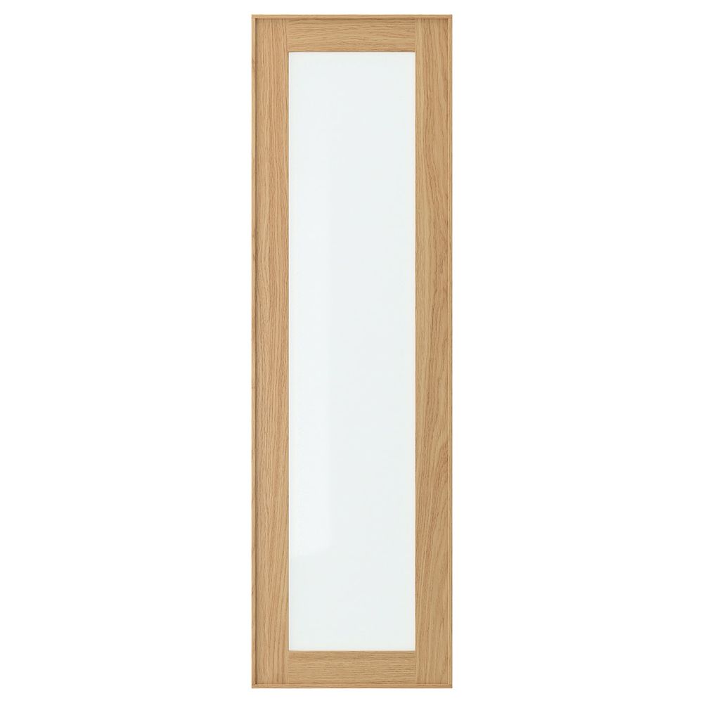 Стеклянная дверь, дуб 30x100 см IKEA EKESTAD ЭКЕСТАД 603.671.14 - фото 1