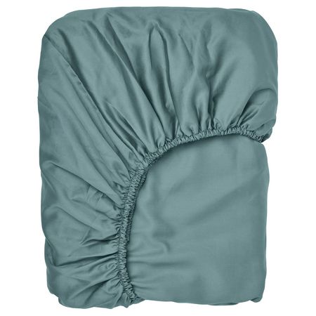 NATTJASMIN Простыня натяжная - сине-зеленый 180x200 см