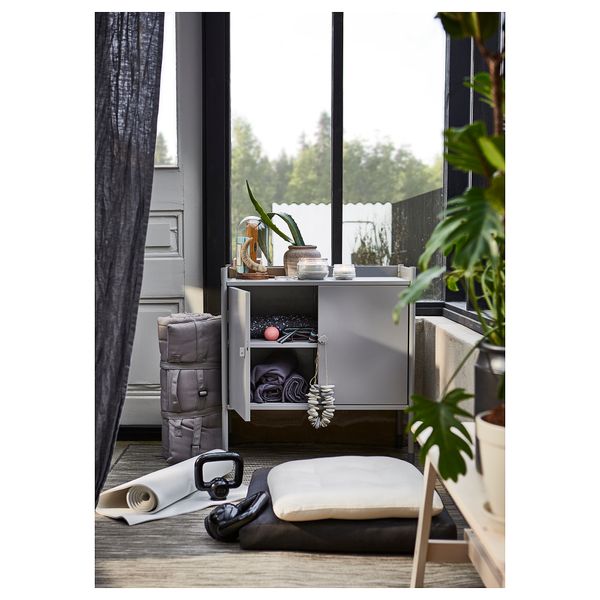 Шкаф для дома/сада ХИНДЭ, серый (78x82 см) - фото 7