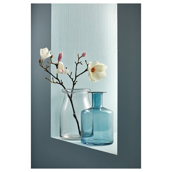 Ваза ПЕППАРКОРН, синий (28 см) - схема-чертеж с размерами