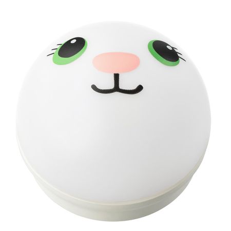 KORNSNÖ Светодиодный ночник - белый/кролик с батарейным питанием