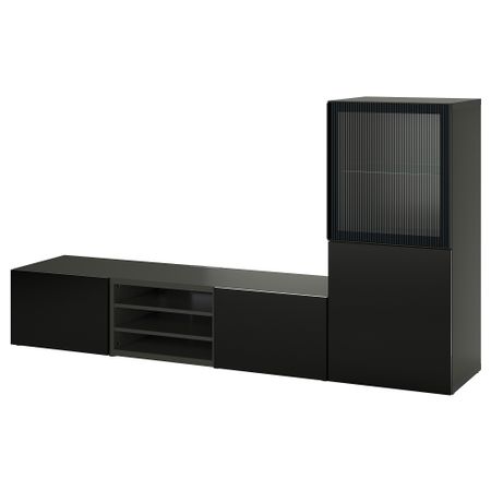 Комбинация для ТВ, стеклянные дверцы IKEA BESTÅ БЕСТО 995.078.92