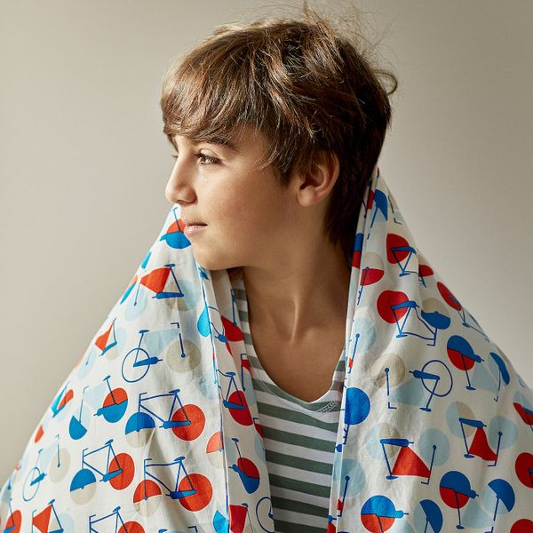 Пододеяльник и наволочка, орнамент «велосипед» 150x200/50x70 см IKEA SPORTSLIG СПОРТСЛИГ 304.957.02 - фото 6