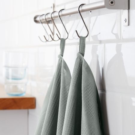 Полотенце кухонное, серый 50x70 см IKEA ИРИС 103.723.25