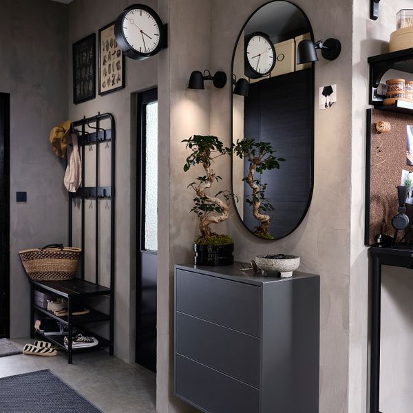 Настенные часы, черный 28 см IKEA BISSING БИССИНГ 004.542.89 - фото 3