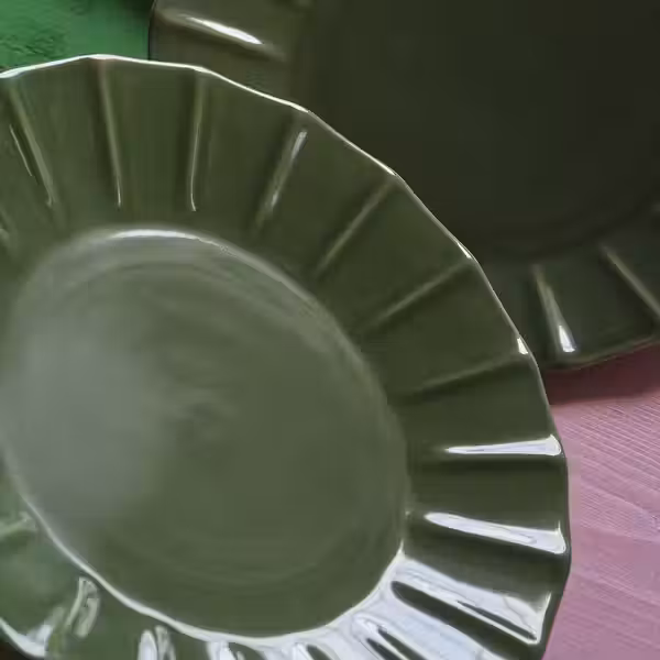MÄVINN МЭВИНН Тарелка - зеленый 24 см - фото 2