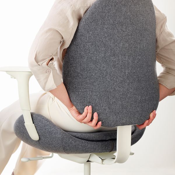 Рабочий стул с подлокотниками, Gunnared классический серый IKEA HATTEFHATTEFJÄLL ХАТТЕФЬЕЛЛЬ ХАТТЕФЬЕЛЛЬ 904.945.11 - фото 6